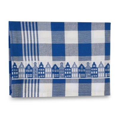 TTD Gifts Tea towel - Canal houses - Blue