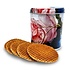 Museumgifts Holland Tin stroopwafels - Golden age - Flowers - Heem