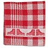 Typisch Hollands Kitchen Towel Skating - Red-White