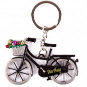 Matix Sleutelhanger Fiets - Den Haag - Zwart