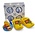 www.typisch-hollands-geschenkpakket.nl Baby gift package (0-6 months) - Farmer yellow slippers