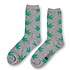 Holland sokken Herrensocken - Cannabis - Grau-Grün