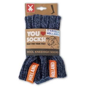 TTD Gifts Wollsocken - Holländische Wolle - Damen (Größe 35-41) 15 % Wolle