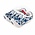 Typisch Hollands Souvenir clogs 6 cm - Delft blue - Windmill