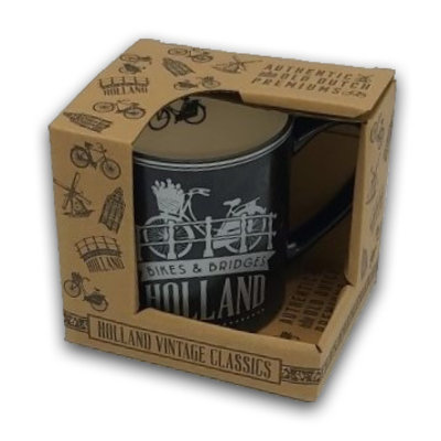 Typisch Hollands Geschenkset Mug and Tin Stroopwafels