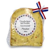 www.typisch-hollands-geschenkpakket.nl Snackscheibe - Kräuterkäse - Boerenbont 180 Gramm