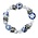 Heinen Delfts blauw Armband - Delfter Blau
