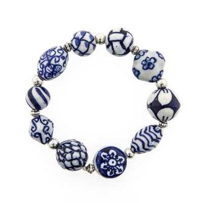 Heinen Delfts blauw Bracelet - Delft blue