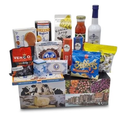 www.typisch-hollands-geschenkpakket.nl Holland gift package (Box Holland Glory) treat box