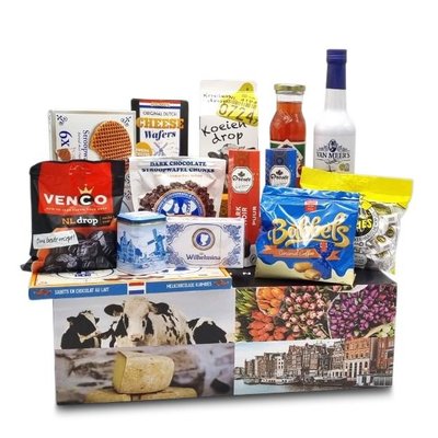 www.typisch-hollands-geschenkpakket.nl Holland gift package (Box Holland Glory) treat box