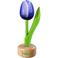 Typisch Hollands Kleine tulp op voet - 8cm - Blauw