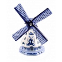 Typisch Hollands Polder mill Delft blue 9cm