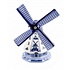 Typisch Hollands Polder mill Delft blue 9cm