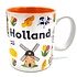 Typisch Hollands Große Tasse in Geschenkbox – Holland-Ikonen – Große Städte.