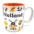 Typisch Hollands Großer Becher in Geschenkbox - Holland-Ikonen - Großstädte.