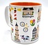 Typisch Hollands Large mug in gift box - Holland icons - Big cities .