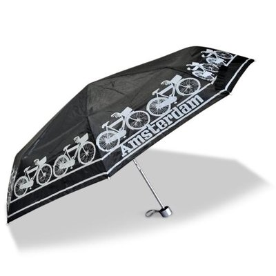 Typisch Hollands Umbrella Black - in storage pouch Bicycle Decoration