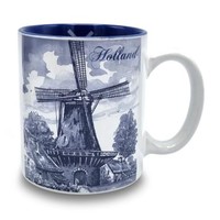TTD Gifts Holland Kaffee-Teebecher - Mühlendekoration - Delft