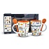 Typisch Hollands Gift box Mugs with spoon - Icons Holland (and big cities)