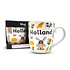 Typisch Hollands Coffee mug in gift box - Holland icons and big cities.