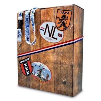 Typisch Hollands Holland-Koffer – Ich reise ab – Niederländische Köstlichkeiten