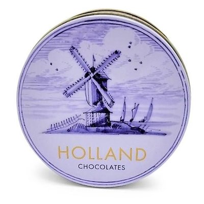 Typisch Hollands Delfter blaue Hollanddose - Schokoladenfliesen