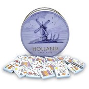 Typisch Hollands Delft blue Holland tin - chocolate tiles