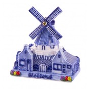 Typisch Hollands Stelllingmolen Delft blue Holland 10 cm