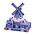 Typisch Hollands Stelllingmolen Delft blue Holland 10 cm