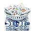 Typisch Hollands Delft blue dish with milk chocolate tile Holland decorations