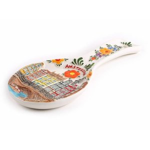 Typisch Hollands Spoon holder - Ceramic - Amsterdam - Color