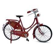 Typisch Hollands Miniatuurfiets - 18 cm - Rotterdam Rood