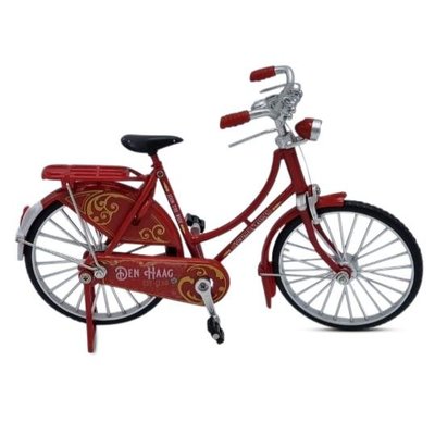 Matix Miniatuurfiets - 18 cm - Den Haag Rood