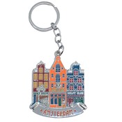 Typisch Hollands Keychain 3 houses - Amsterdam