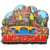 Matix Magneet Amsterdam - Cartoon - Grachtengordel