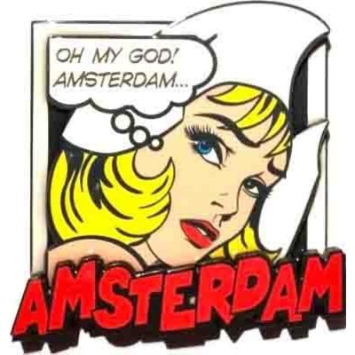 Typisch Hollands Magnet- OMG - Amsterdam - Oh My God! Amsterdam