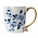 Typisch Hollands Luxury mug - Delft blue (gold ear)