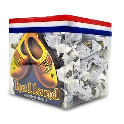 Typisch Hollands Holland Souvenirbox Hopjes mit 1 Souvenirmagnet