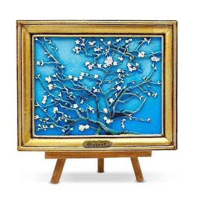 Typisch Hollands Painting on easel - van Gogh - Almond Blossom