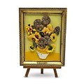 Typisch Hollands Malen auf Staffelei - van Gogh Sonnenblumen