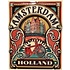 Typisch Hollands Magneet Amsterdam (Wallplate/Poster)  - Rode fiets