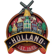 Matix Magneet Vintage -Molens-Zaanse huizen