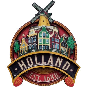 Typisch Hollands Magnet Vintage -Mills-Zaan houses