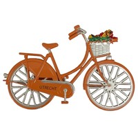 Typisch Hollands Magneet  fiets oranje Utrecht