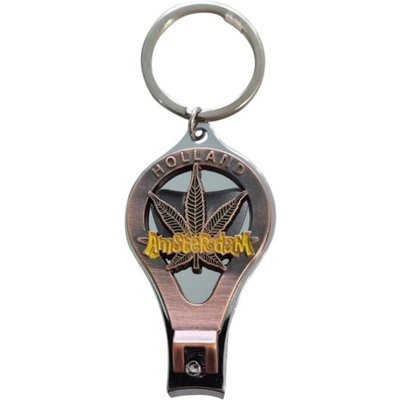 Typisch Hollands Keyring Nail Clipper (on Ring) - Amsterdam - Holland - Copper colour