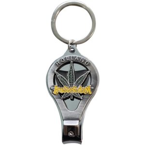 Matix Key ring nail clipper (on ring) - Amsterdam - Holland tin colour