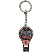 Matix Key ring Nail clipper - Amsterdam - Holland (on a chain) Copper colour