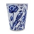 Typisch Hollands Shot-glas Delfts blauw bloem-vogelmotief