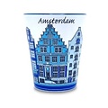 Typisch Hollands Shotglas Amsterdam - Gevelhuisjes