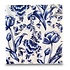 Typisch Hollands Napkins Delft blue Holland - Floral pattern